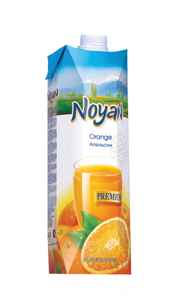 картинка Ноян апельсиновый сок 1л оптом