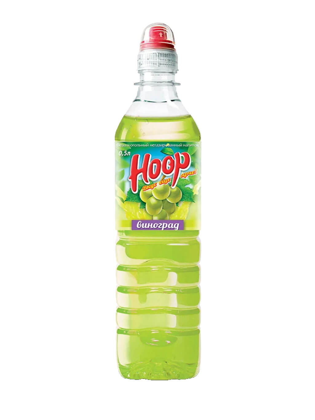 картинка HOOP негазированный безалкогольный напиток виноград (0,5х12)