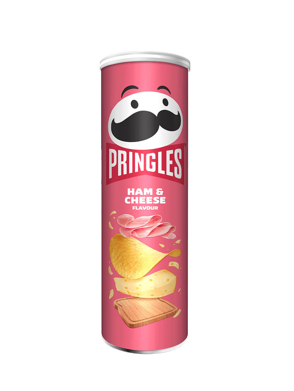 картинка Принглс Pringles чипсы картофельные Ham & cheese Ветчина и сыр 165 гр