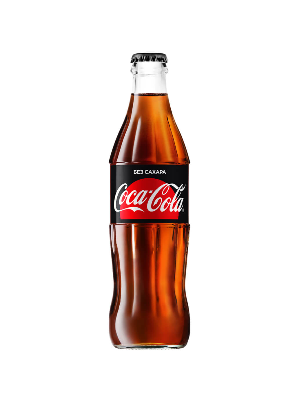 картинка Coca-Cola Zero Кока-кола Зеро 0,33 л стекло газированный напиток (12 шт)