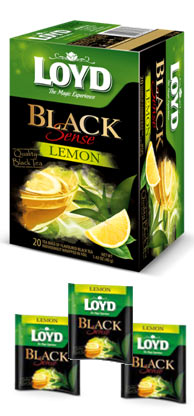 картинка Мокате Чай «BLACKSENSE»с лимоном1,7г,20 пак