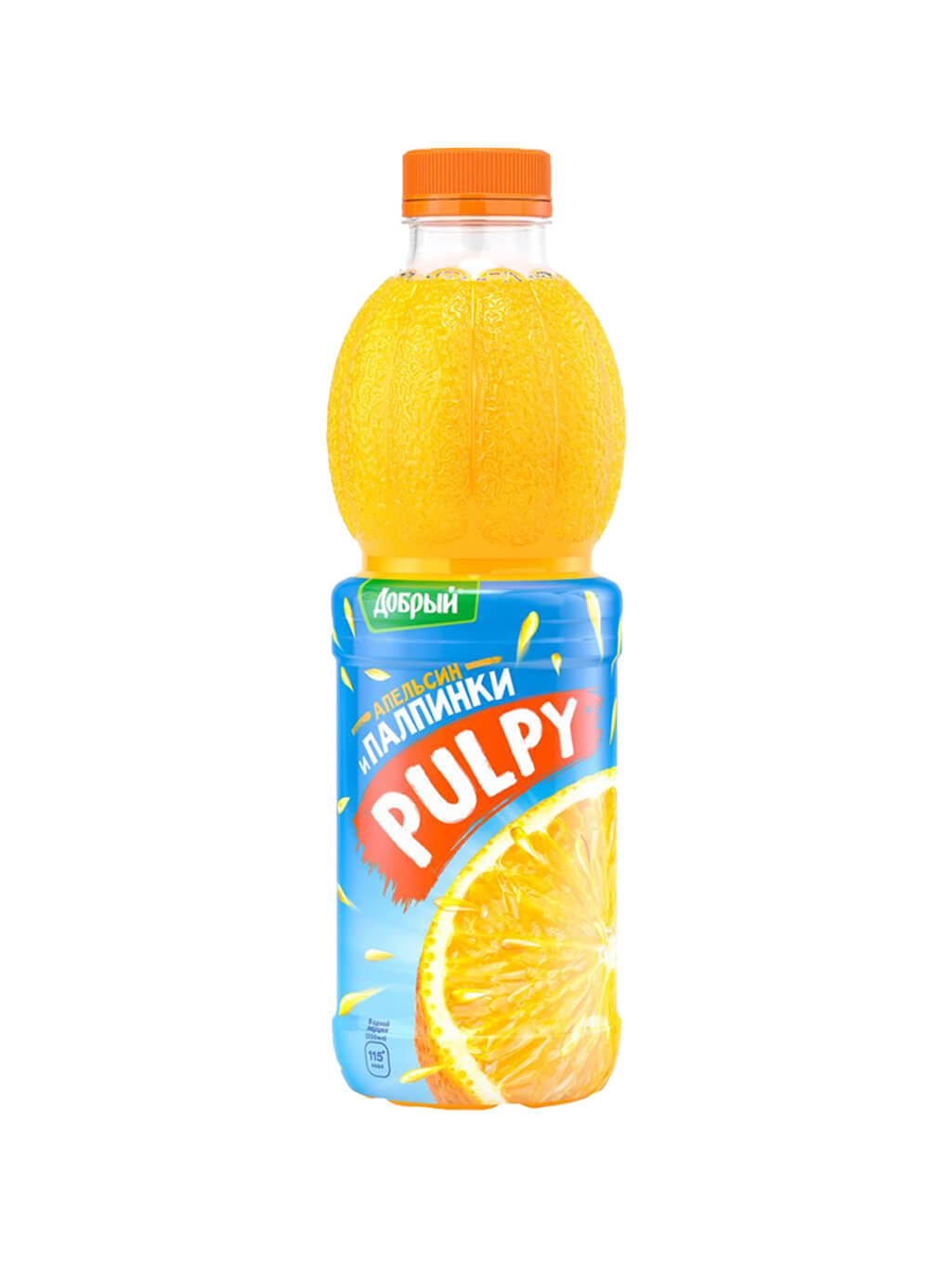 картинка Добрый Палпи напиток сокосодержащий Апельсин ПЭТ 0,9 л (12 шт)