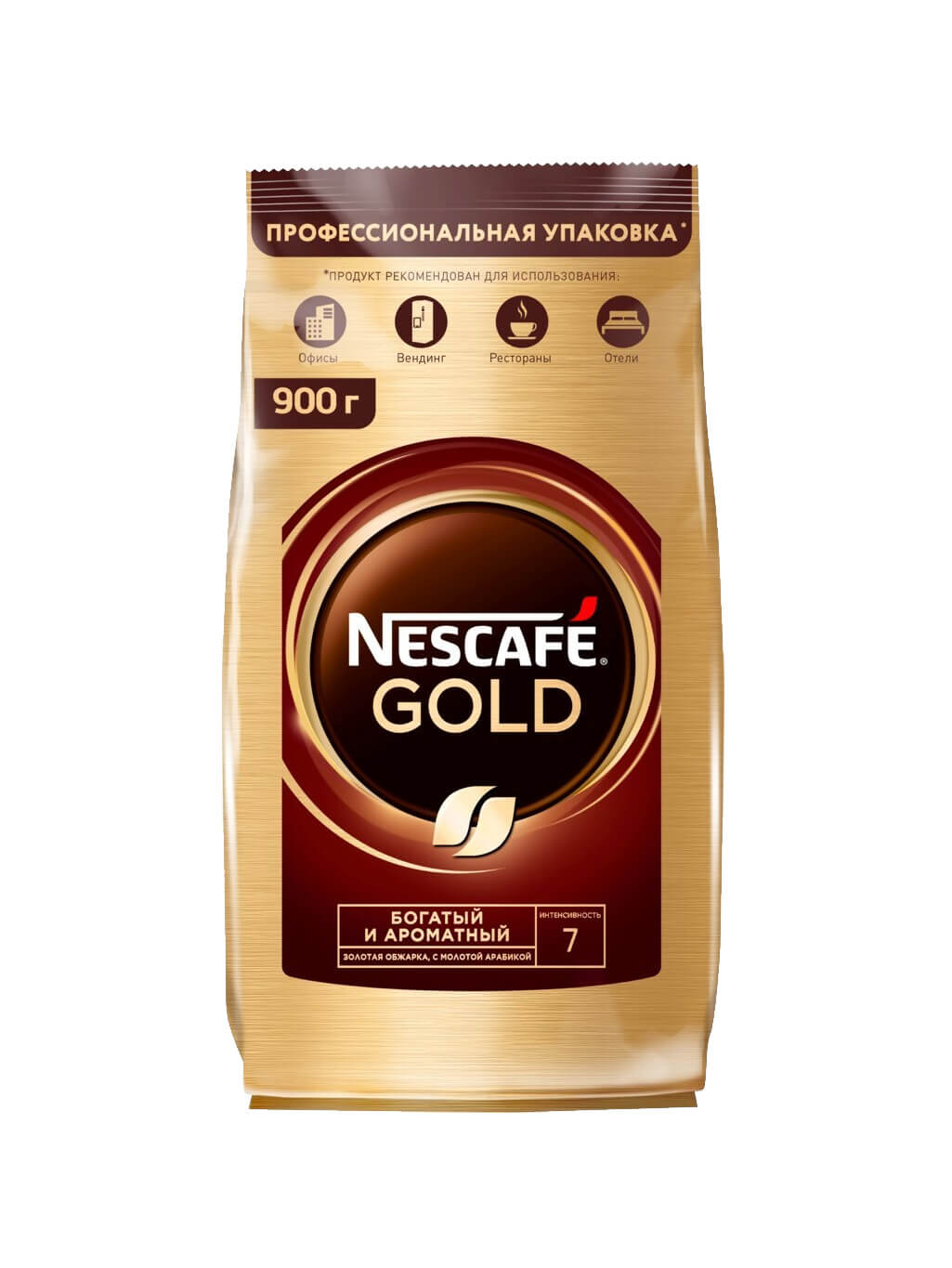 картинка Nescafe Gold Нескафе Голд Кофе сублимированный 900 гр мягкая упаковка
