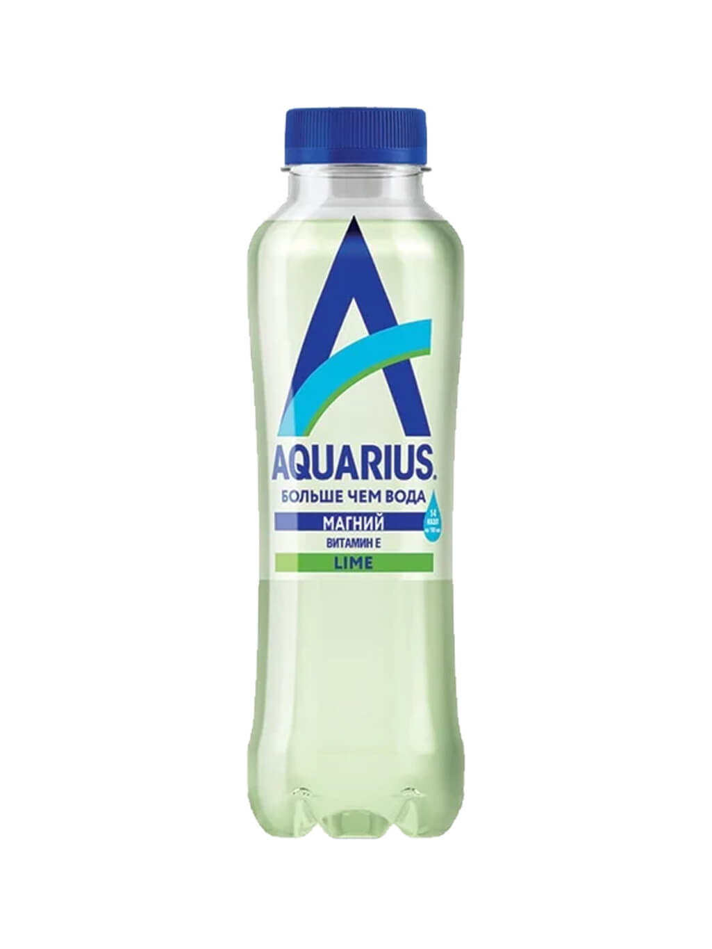картинка Вода питьевая негазированная Aquarius Lime Аквариус Лайм обогащенная магнием ПЭТ 0,4 л (12 шт)