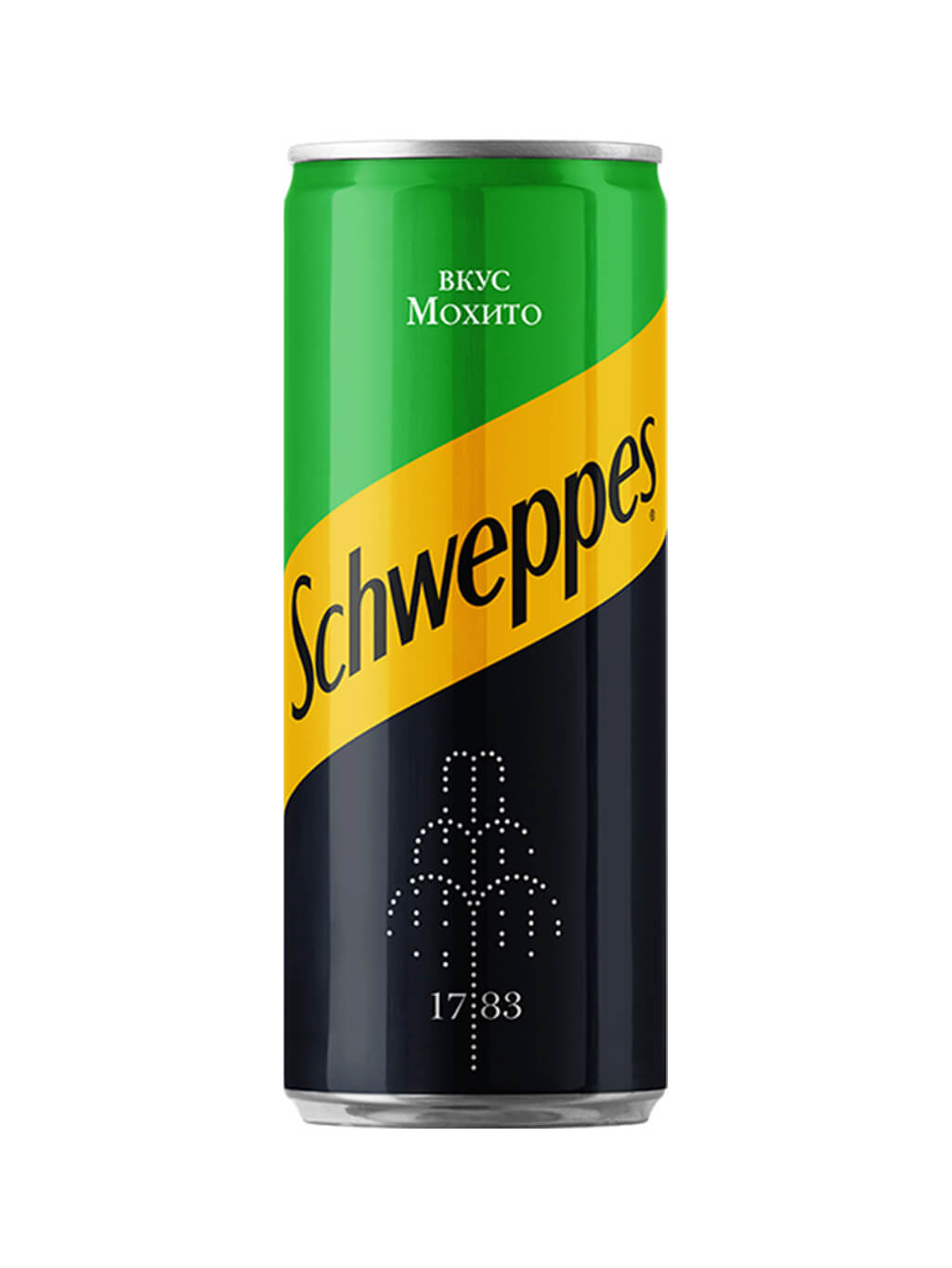 картинка Schweppes Швепс Мохито напиток сильногазированный банка 0,33 л (12 шт)