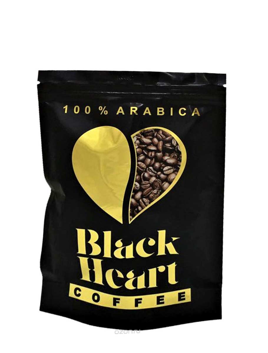 картинка Кофе Black Heart оптом мягкая упаковка