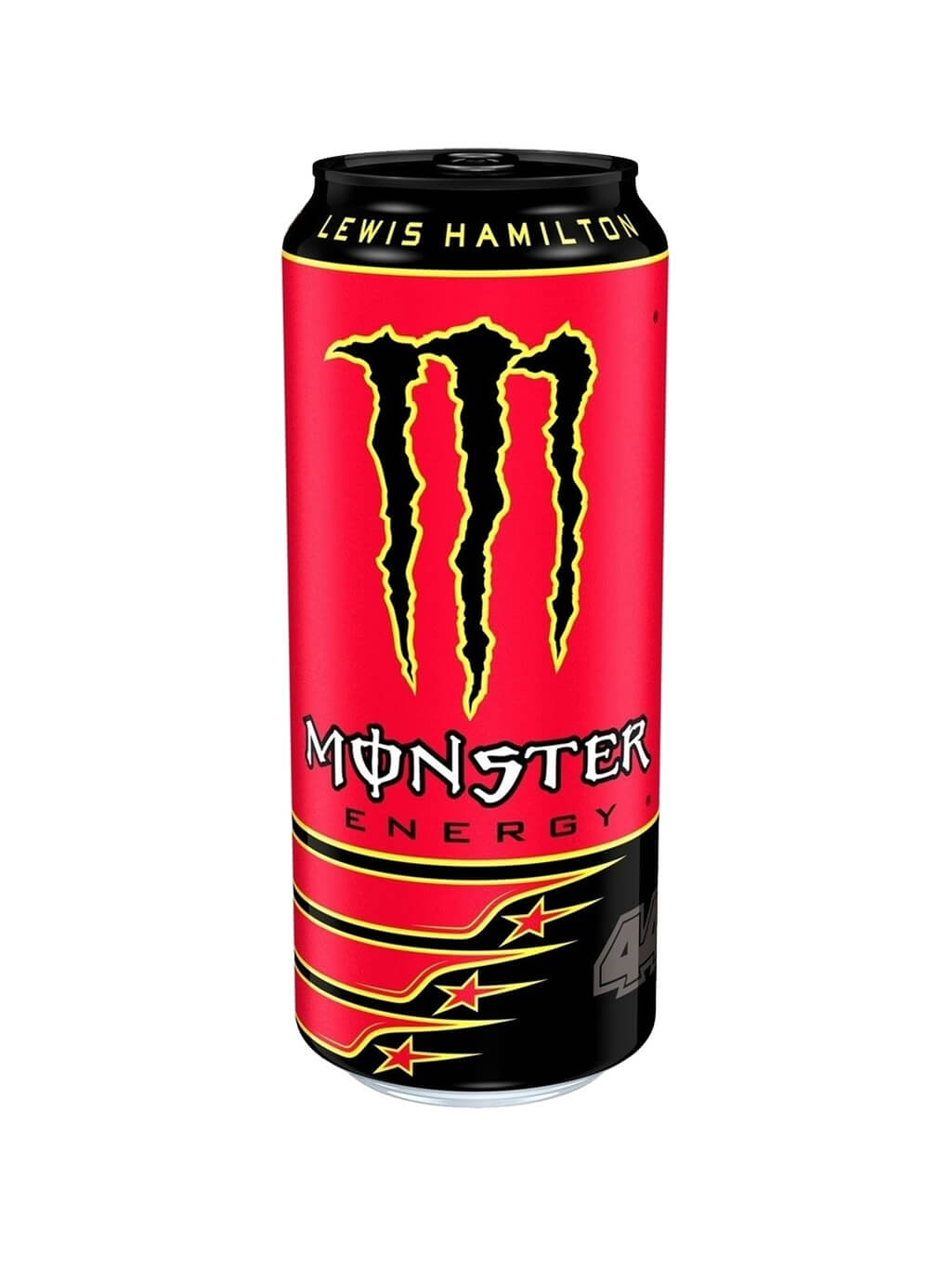 картинка Black Monster Energy Lewis Hamilton Черный монстр энергетический напиток Льюис Хэмилтон банка 500 мл