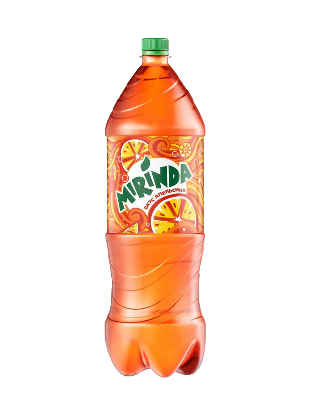 картинка Mirinda Миринда Апельсин напиток сильногазированный 2 л ПЭТ (6 штук)