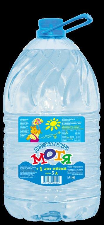 картинка Мотя детская вода 5 литров