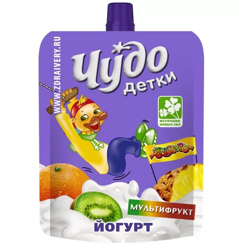 картинка Йогурт питьевой "Чудо Детки" 85 гр