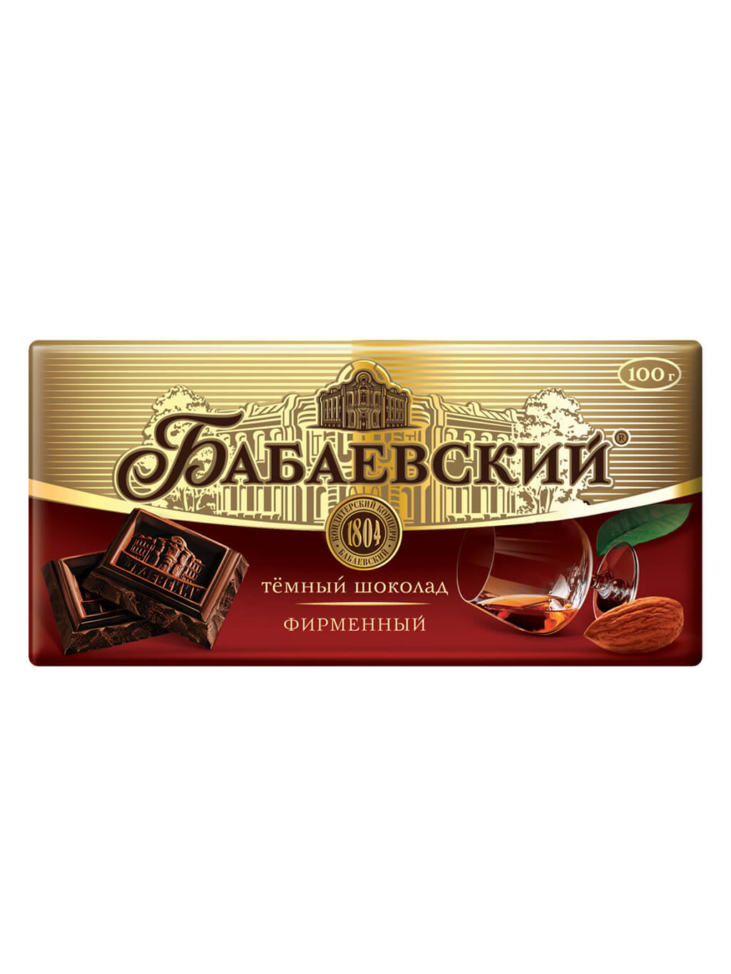 картинка Шоколад темный Бабаевский Фирменный плитка 100 гр