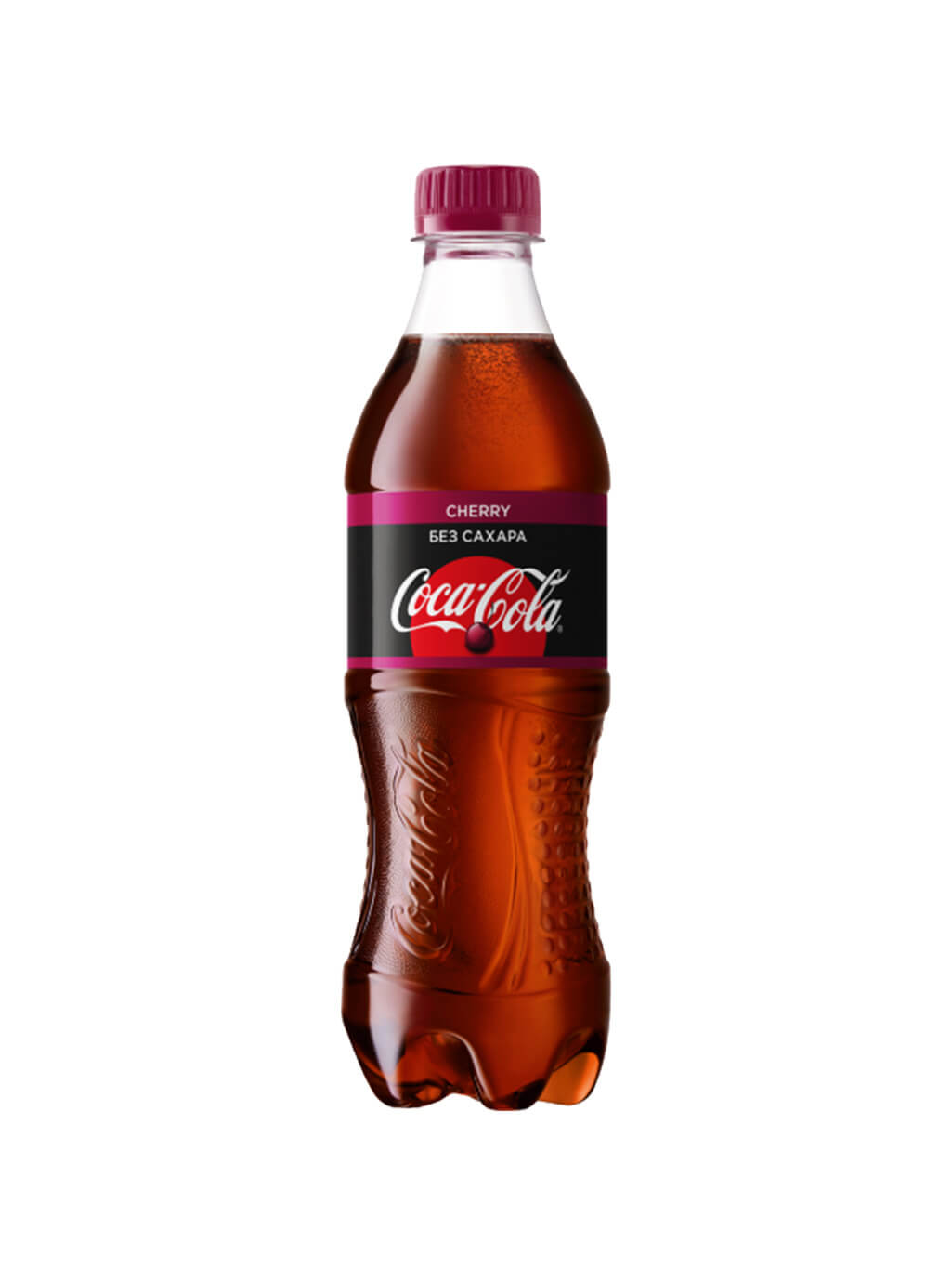 картинка Coca-Cola Cherry Zero Кока-Кола Вишня Зеро ПЭТ 0,5 л газированный напиток (24 шт)