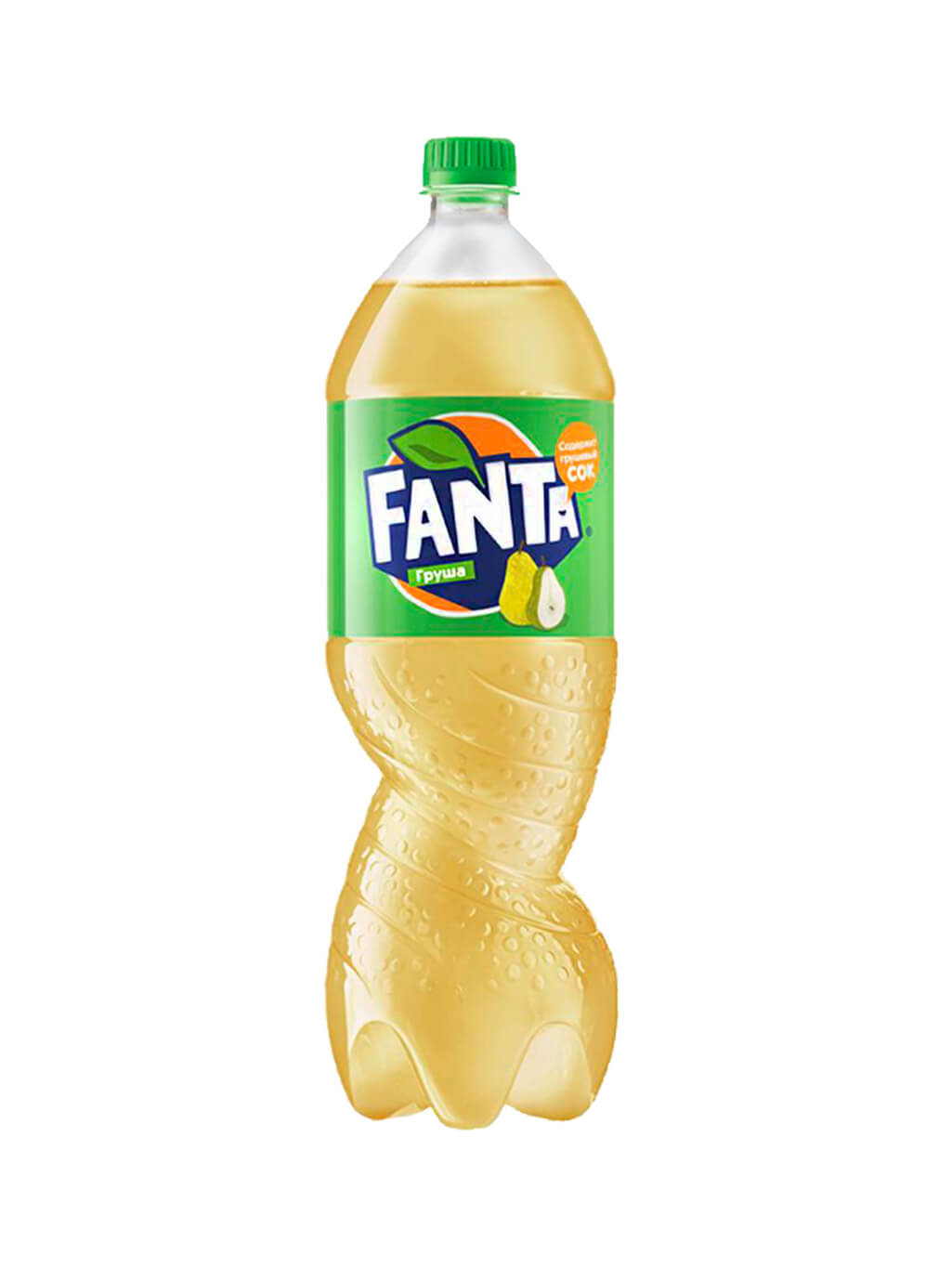 картинка Fanta Фанта груша ПЭТ 1,5 л газированный напиток (9 шт)