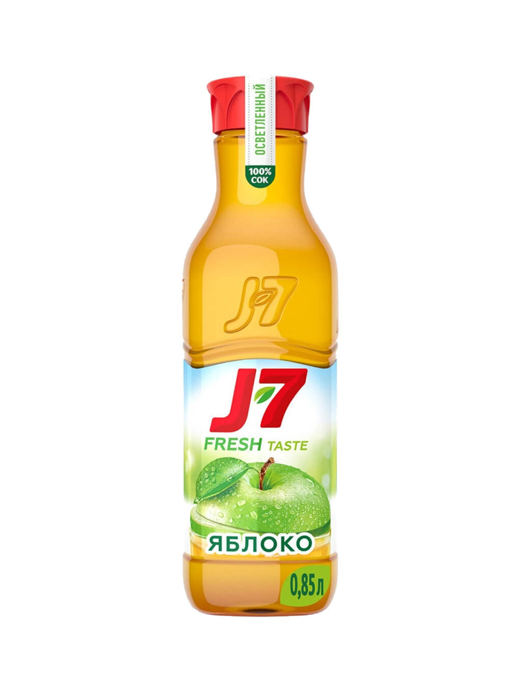 картинка Сок J7 Fresh taste Яблоко осветленное с мякотью без сахара 0,85 л ПЭТ