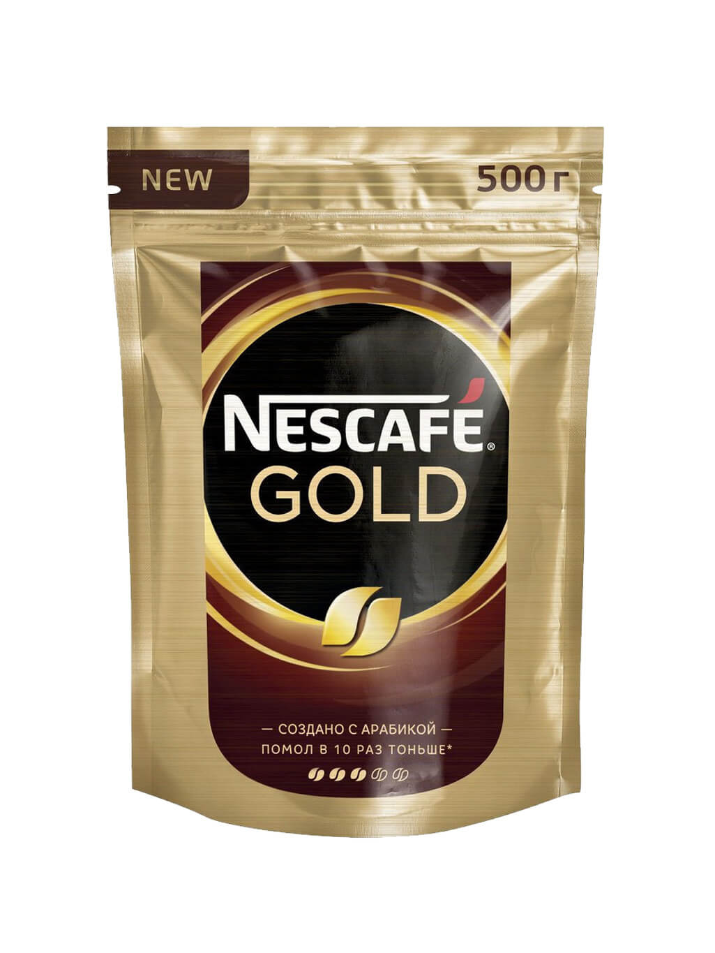 картинка Nescafe Gold Нескафе Голд Кофе сублимированный 500 гр мягкая упаковка