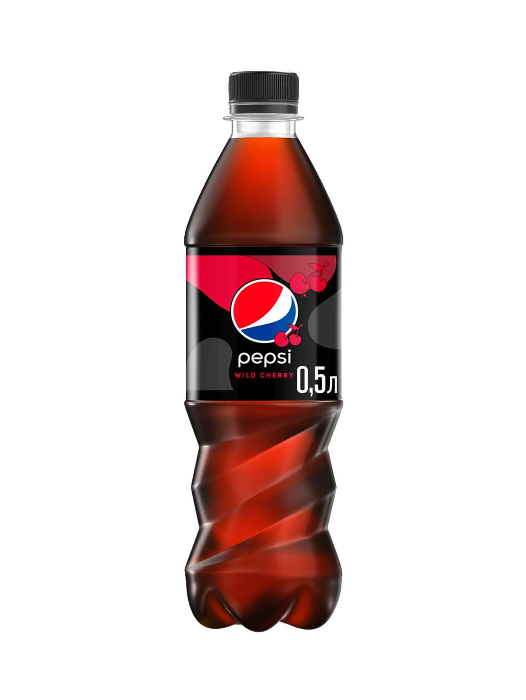 картинка Пепси Вишня Pepsi Cherry газированный напиток 0,5 л ПЭТ (12 штук)